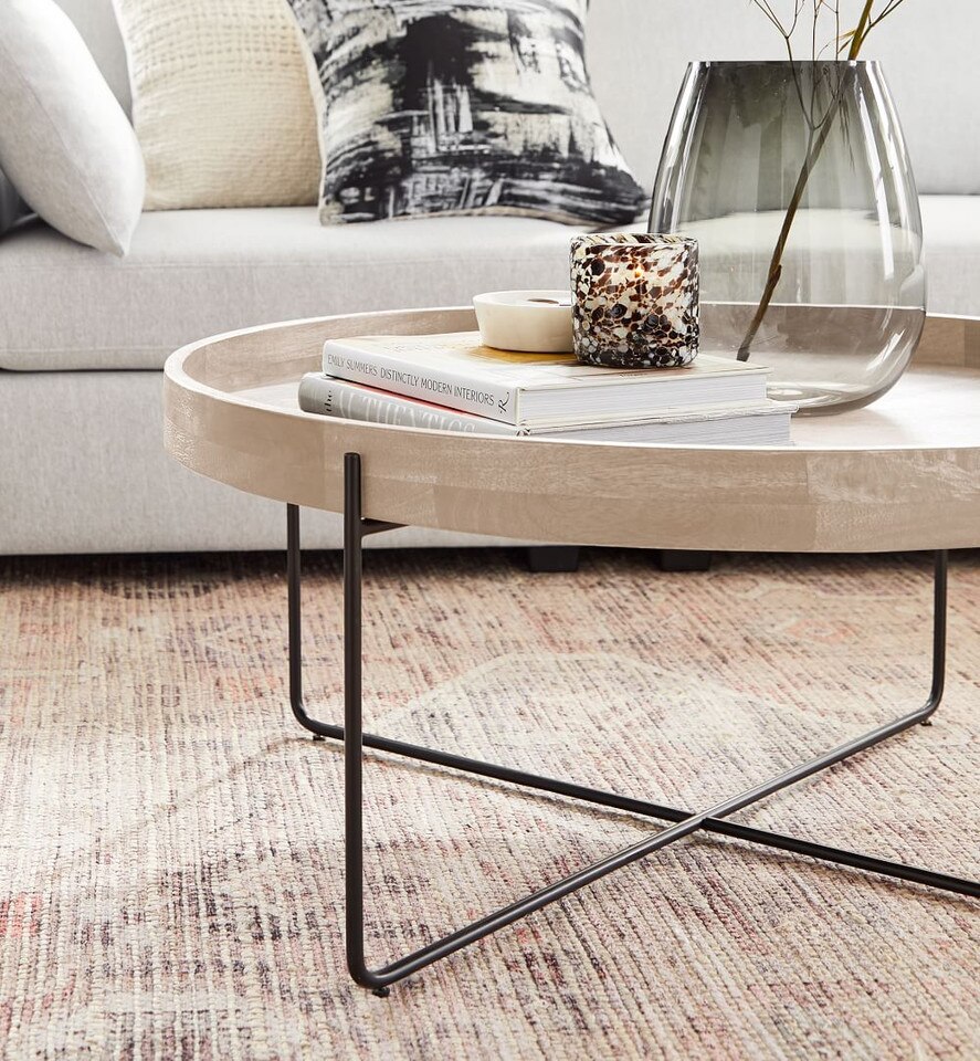 Willow Round Coffee Table (91 cm) West Elm UK